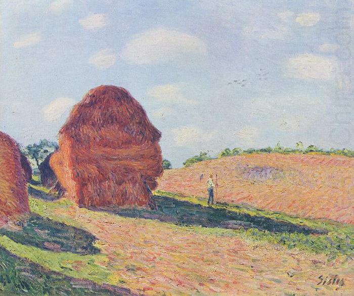 Die Strohmieten, Alfred Sisley